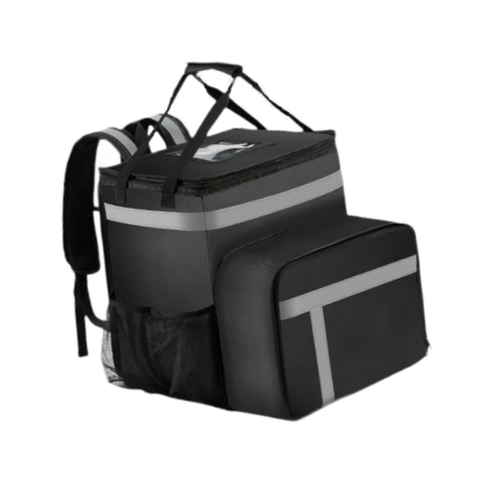 Food Delivery Backpack Insulated Leak Proof Liner Two Layer Insulation For Transport Durable Exterior