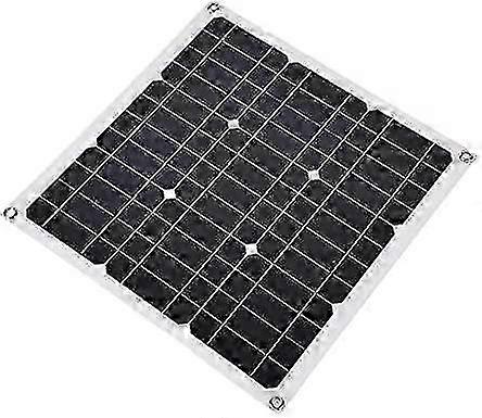 30W Monocrystalline Silicon Solar Panel with Charge Controller, Portable for Camping and Hiking
