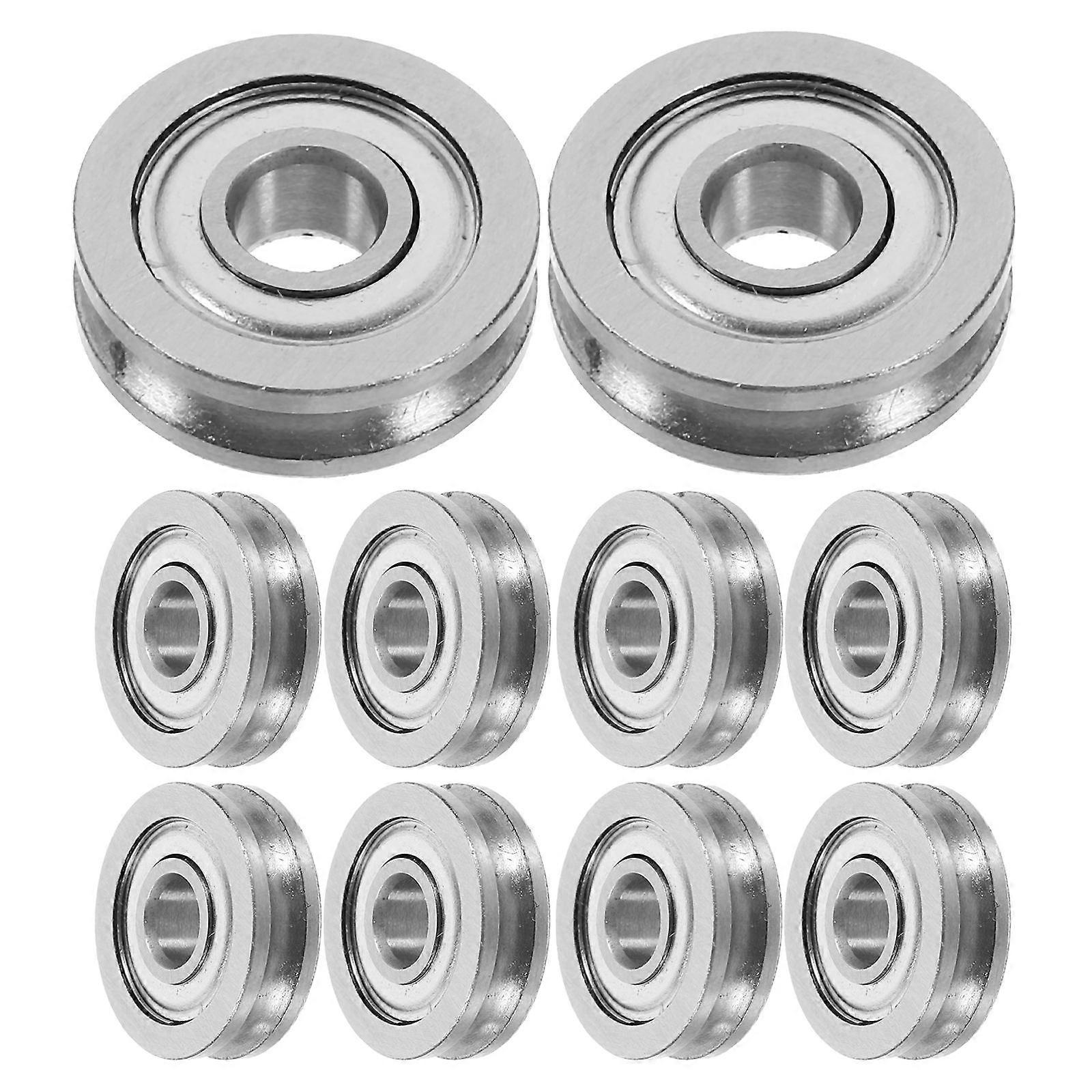 Printer Part With Wheels Linear Bearing Pulley Wheel 3D Printer Accessory for 3D Printing Projects 10Pcs