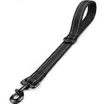 Strong Reflective Dog Leash for Walking Training 18 Inch 1.2 Inch Wide