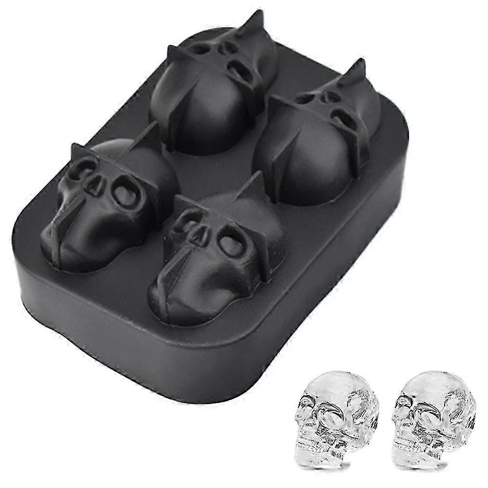 3D Ice Skull Maker Tray til Halloween og juledrinks