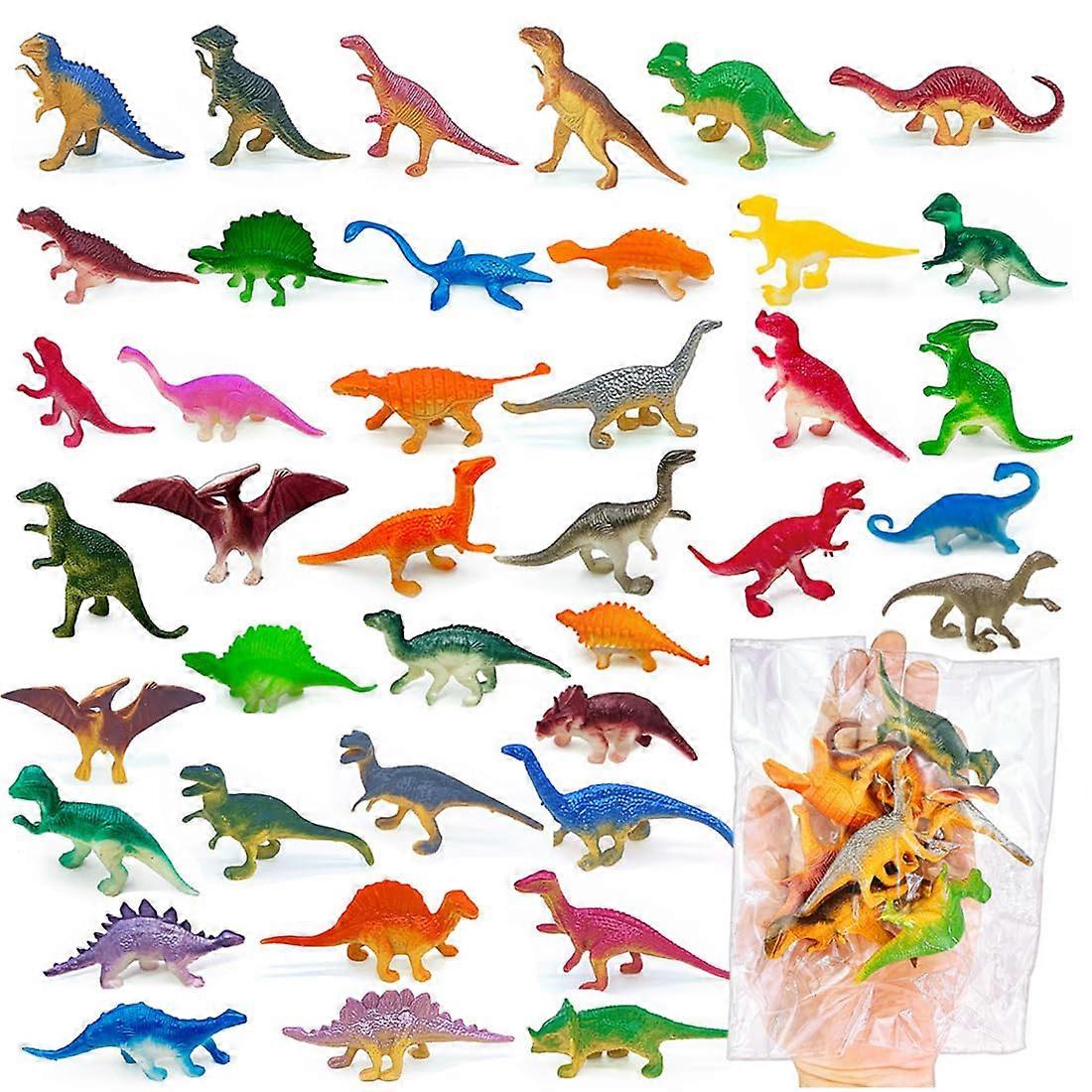 48Piece Dinosaur Figures Set, Small Dinosaur Toys, Mini Dino Figures, Dinosaur Playset, Collectible Dinosaur Toys