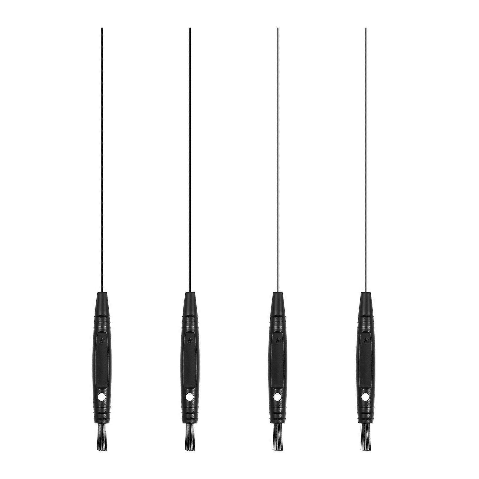 Cleaning Tools For Hearing Aid Users 5.31X5.31X0.20in 4Pcs Black ABS