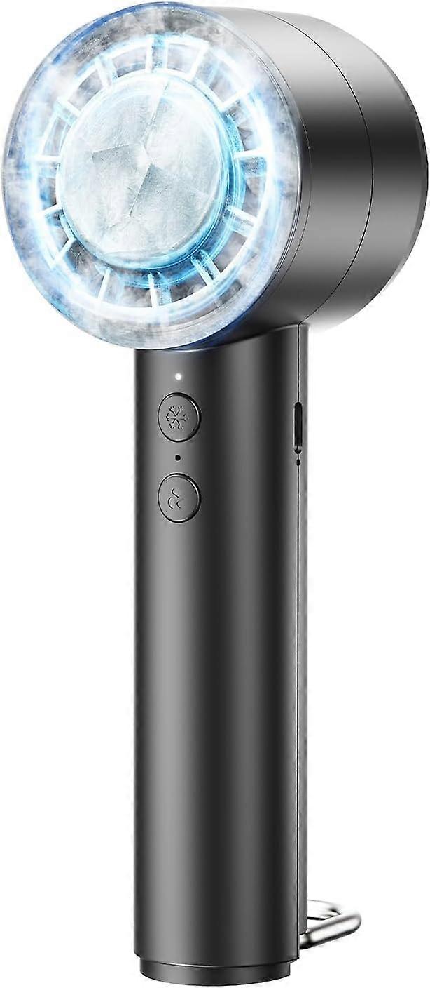 4000mAh Mini Portable Fan with Cold Compress Function and D-Hook, Rech