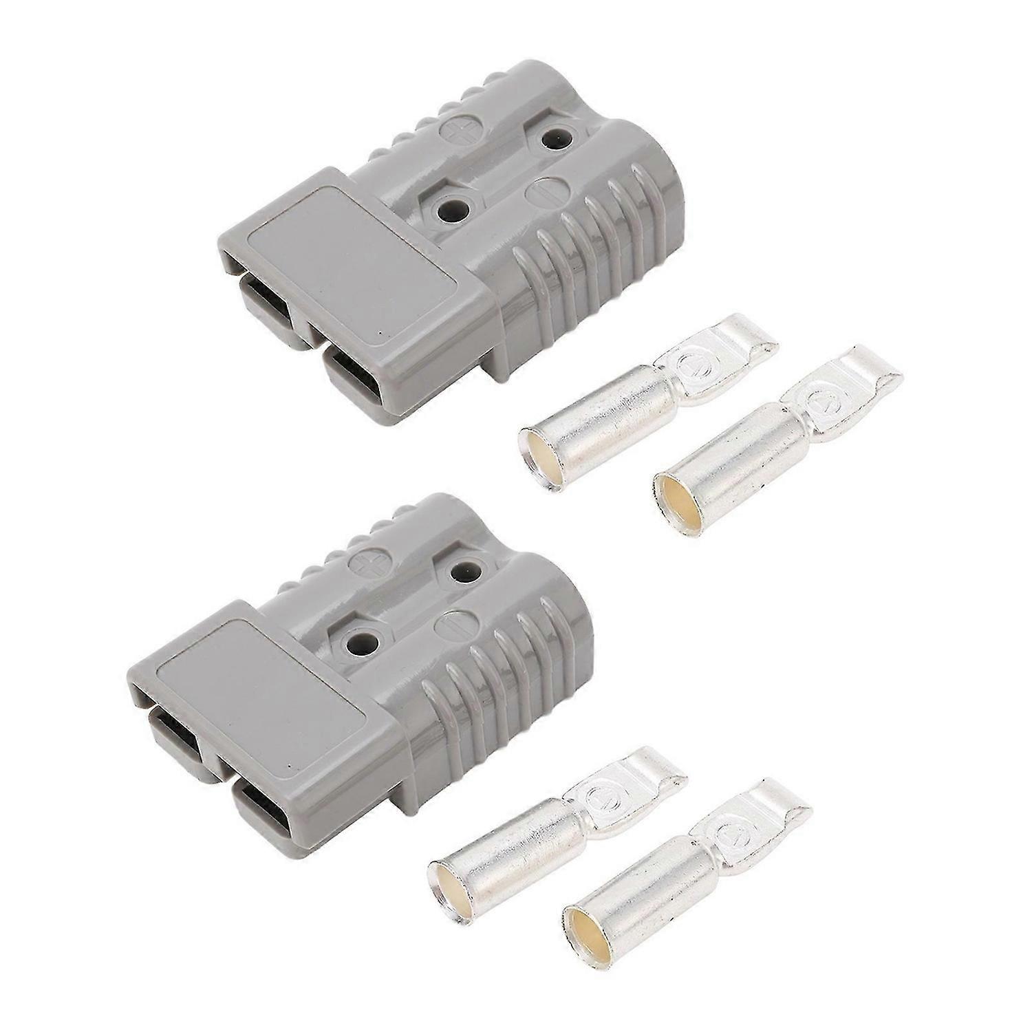 2PCS Battery Quick Disconnect Connector with Terminal Wire Harness Plug Connect Kit 175A 600V
