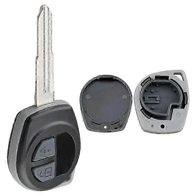 2 Buttons Car Key Fob Case Shell Replacement Remote Cover Accessories Fit for SUZUKI Vitara Swift Ignis SX4 Liana