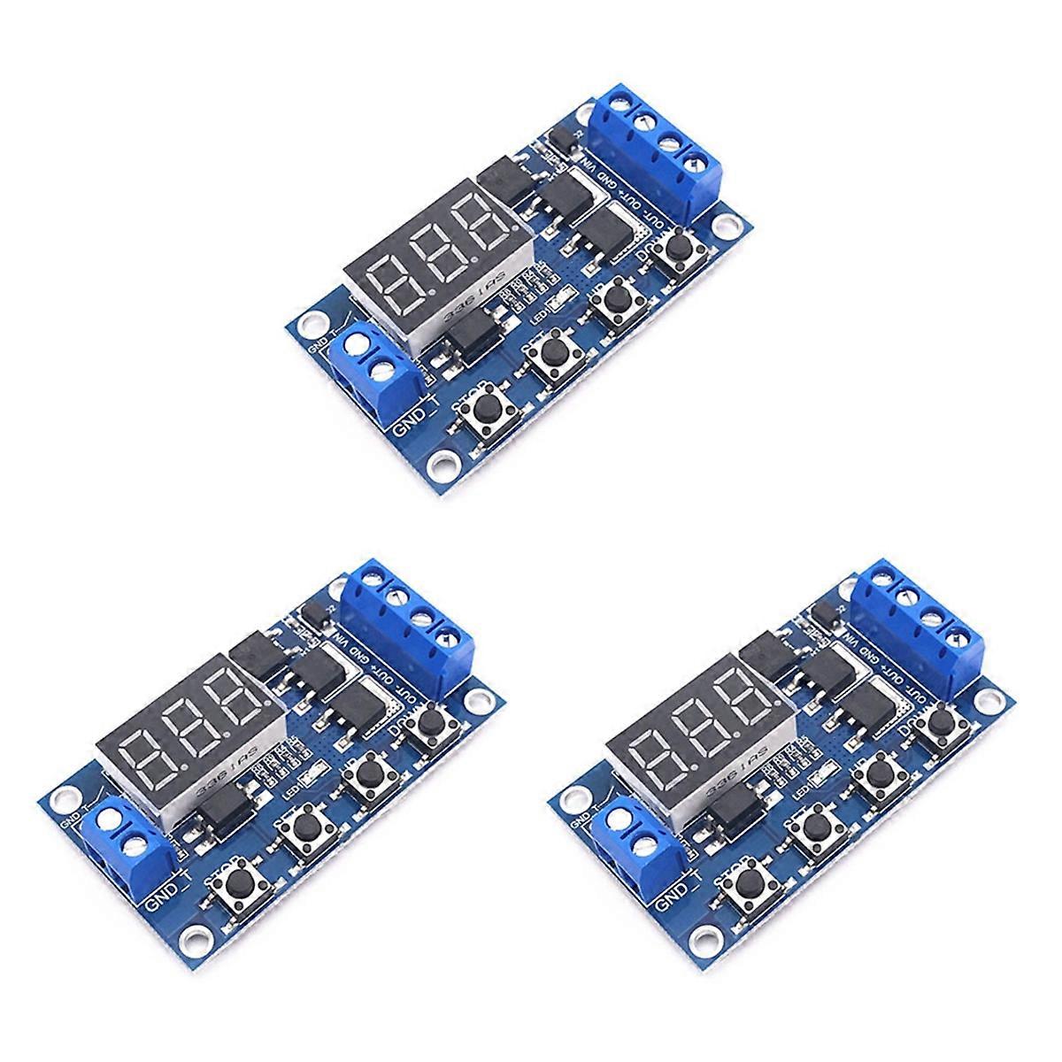Trigger Cycle Timing Delay Switch Circuit Double MOS Tube Control