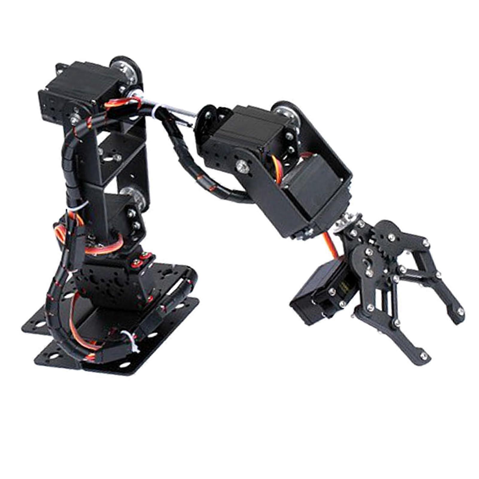 Robot Arm, Mechanical 6DOF Robot Arm Claw Set, DOF Manipulator Industrial Robot Parts for College Teaching Tools