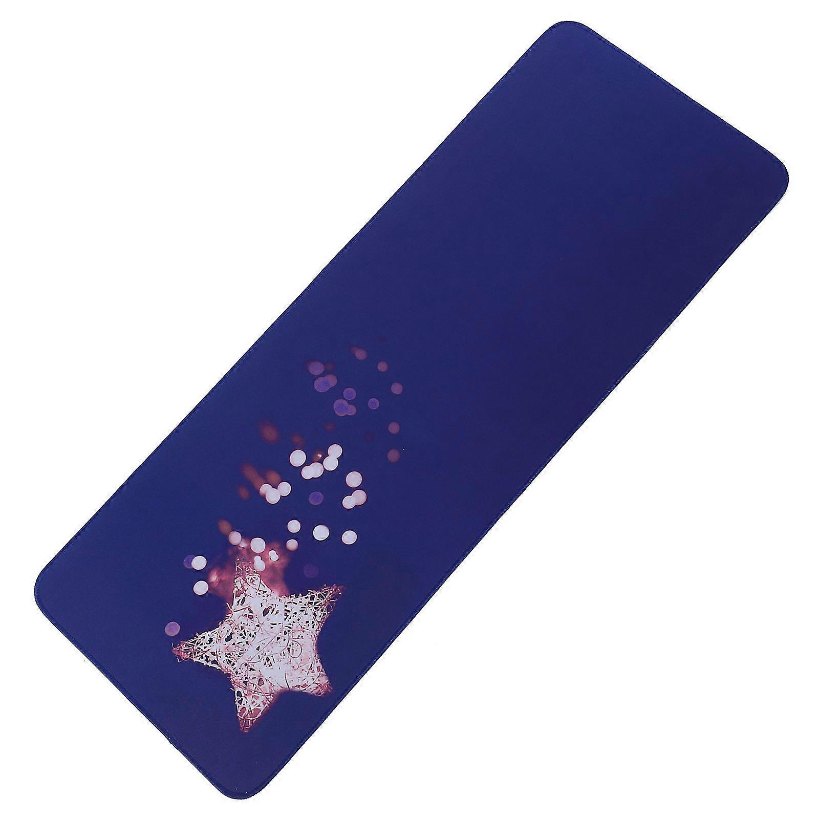 Household Mouse Pad Star Patterned Anti Skid And Waterproof 80x30cm 1Pcs