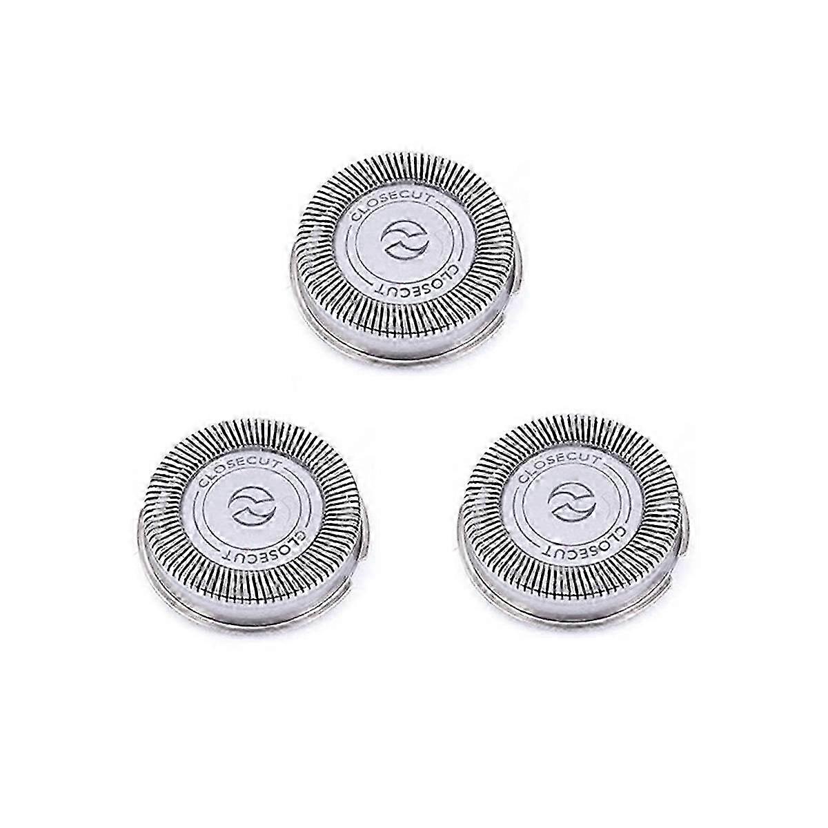 3Pack SH30 Replacement Heads for Philips Norelco Shaver Series 3000, 2000, 1000 and S738, with Durable Sharp Blades
