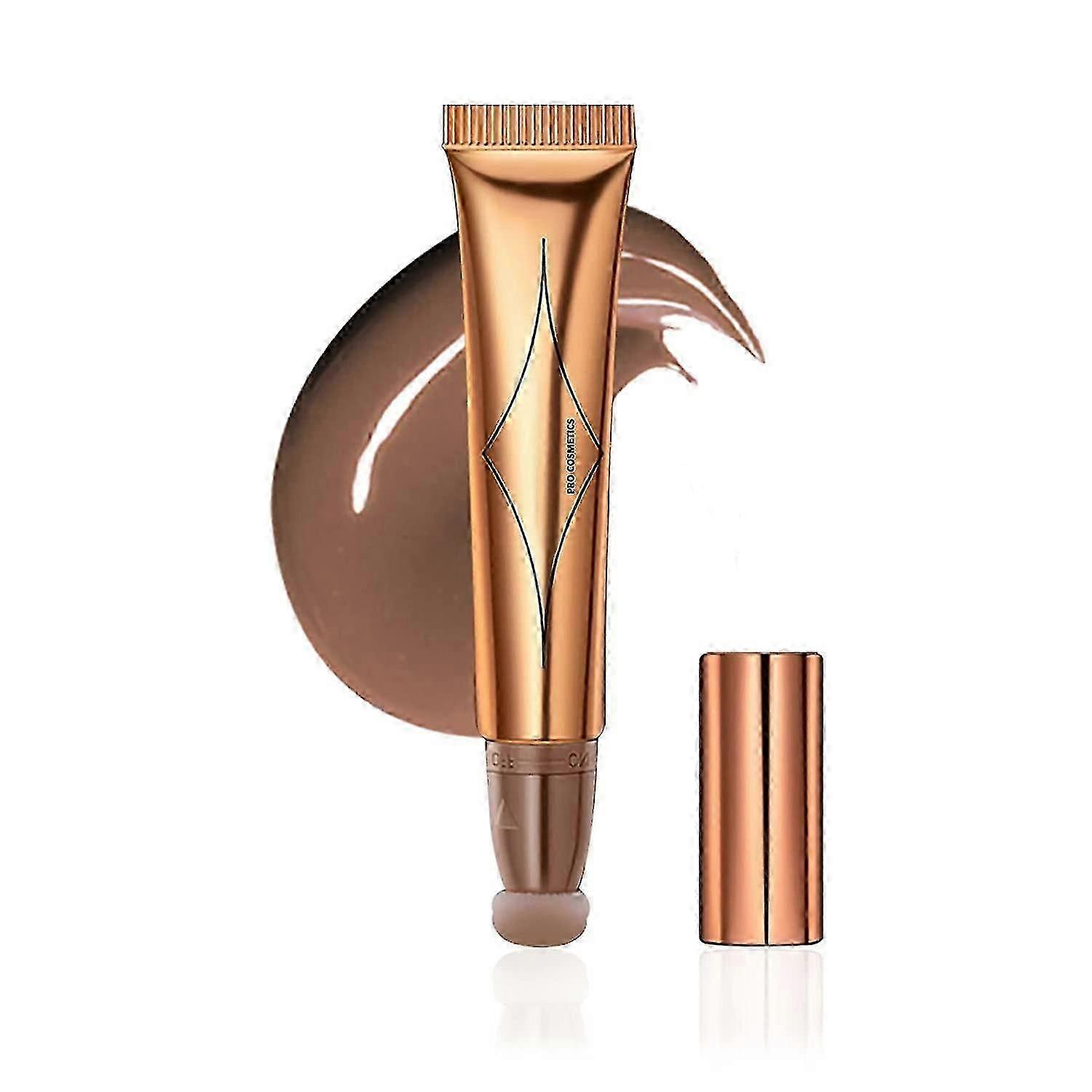 Liquid Contour Beauty Wand, Highlighter Bronzer Stick With Cushion Applicator Long Lasting Face Illuminator Stick