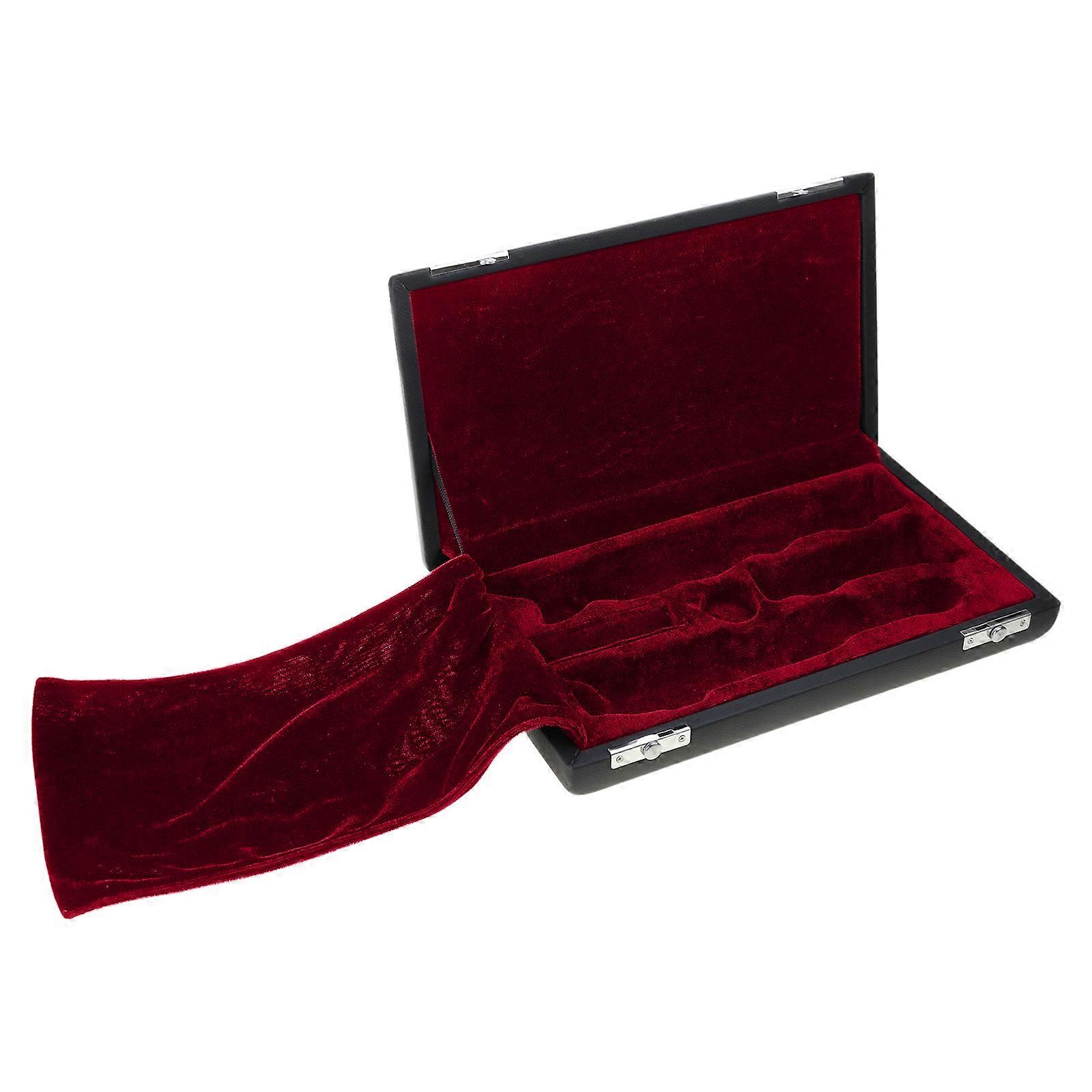 Oboe Box Oboe Case Tote Bag Accessories Black Organizer Bins Black Container Oboe Case Sax Case Saxophone Container Box Multicolor