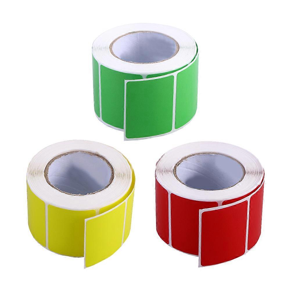 Labels Sticker Color Label Stickers Thermal Transfer Labels Sealing Opener Red 4cmx3cmx800pcs Antifriction 3Pcs