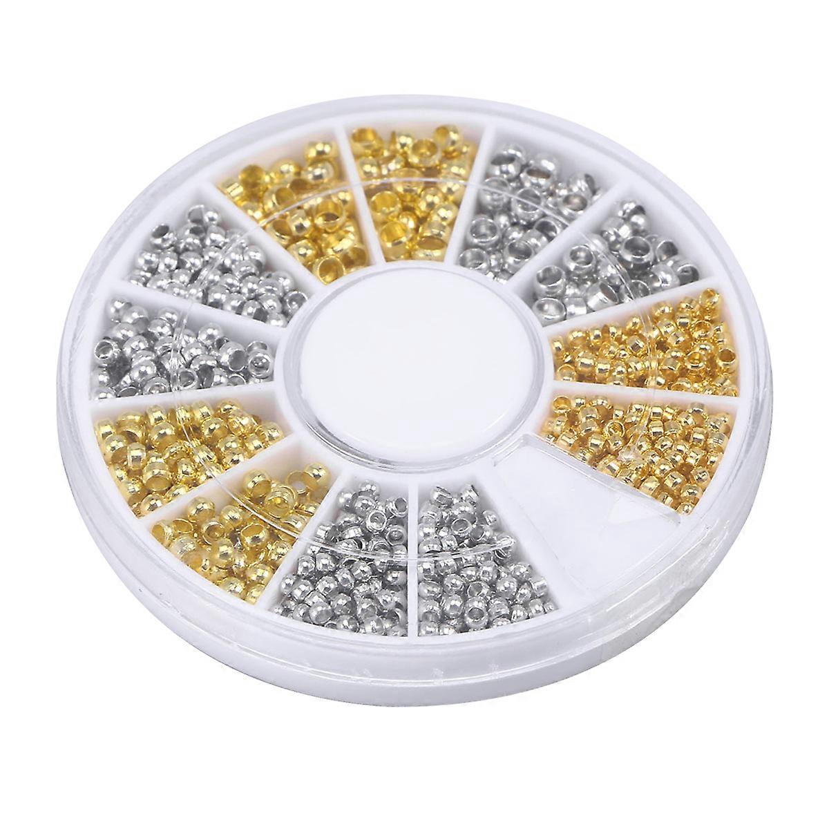Diy Vintage Spacer Beads Pendants Boxed Lead Copper Jewelry Making Accessories for Necklaces Bracelets