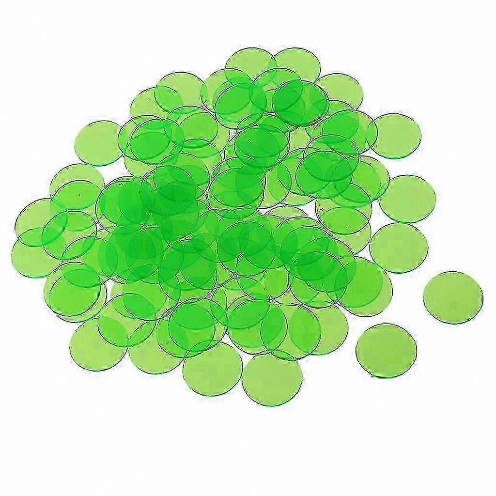 300 Count Multicolor Plastic Bingo Game Chips for Professional Use