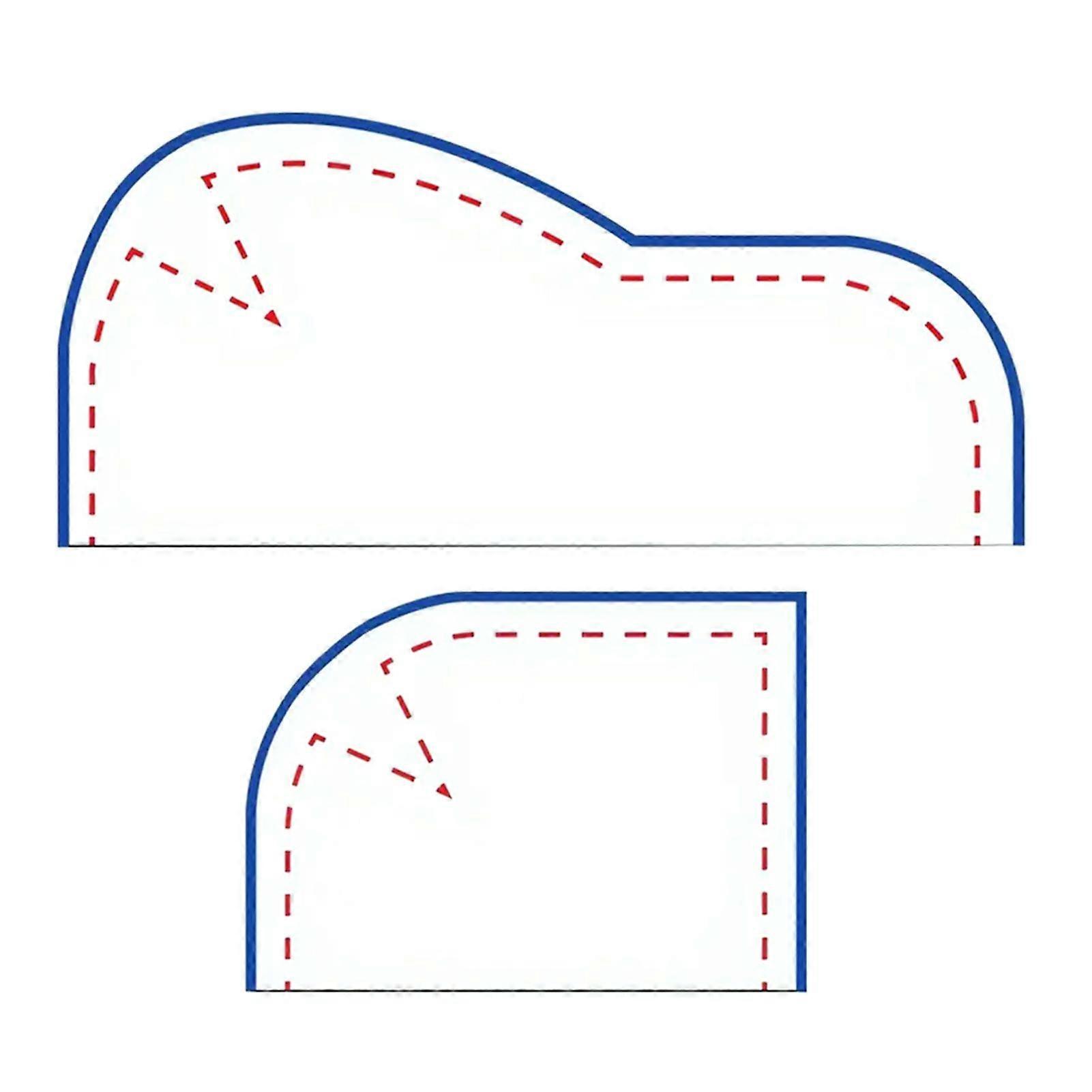 Modello per borse fatte a mano, righelli antiscivolo per patchwork, accessori per cucire