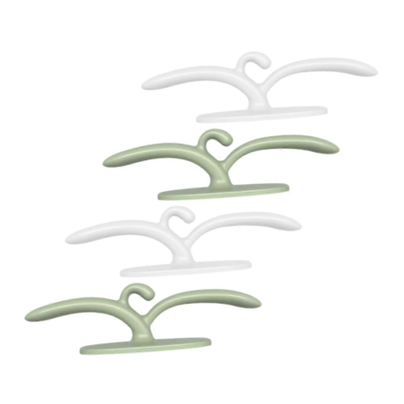 4-Pack Self-Adhesive Desk Cable Managers, Cable Organizers for Kitchen Appliances, USB Cable Holders and Tie Wraps