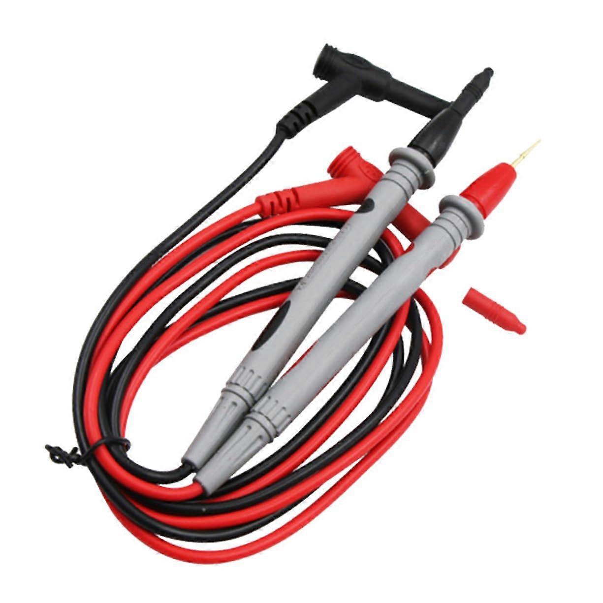 1 Probe Test Lead Alligator Universal Meter Multiple Golden Wire Covers Kit Circuit Probes Tester Cable Head Electrical Tester Clamp Insulation Tips