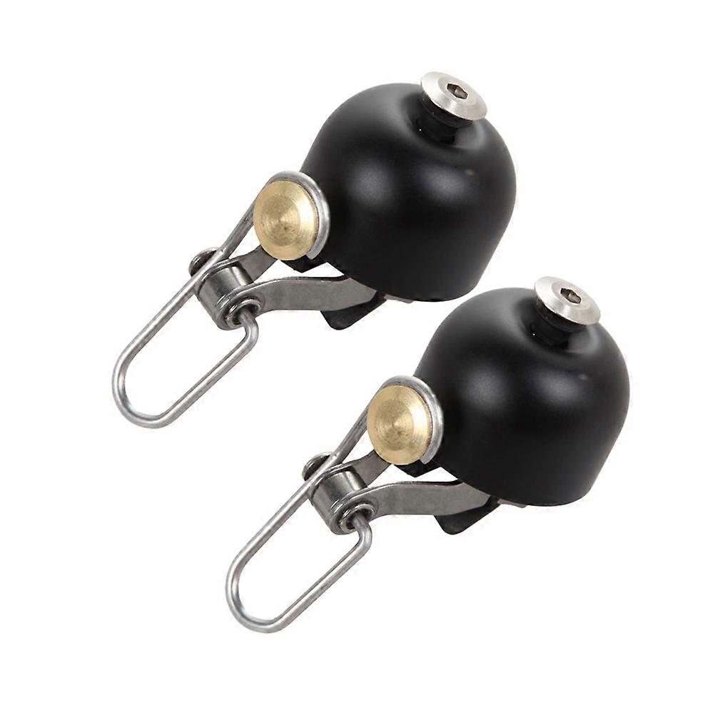 Loud and Clear Bike Bell Ring for Handlebars Made of Copper Black Color Fits 2026mm and 3036mm Diameter