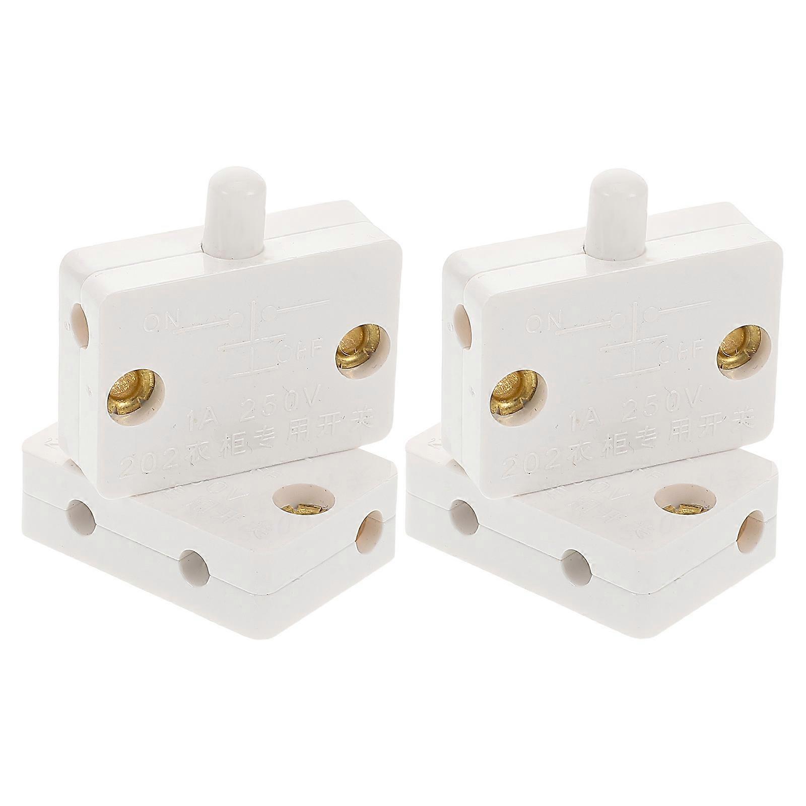 Interrupteur de fermeture de porte d'armoire, interrupteur de commande d'éclairage pour utilisation nocturne, lot de 4