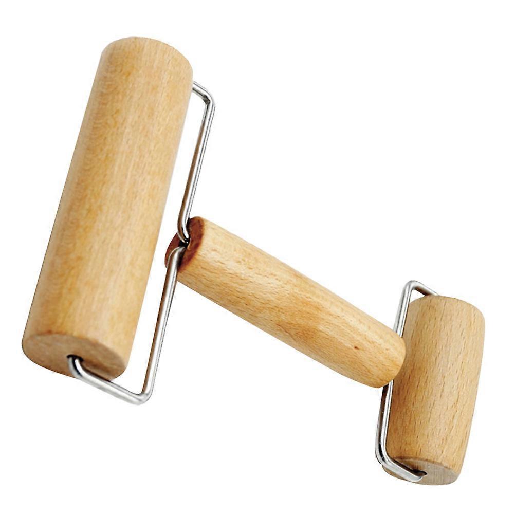 Masteelf Pastry Pizza Roller 1 Set Dough Roller Rolling Pin Baking Kitchen Utensil