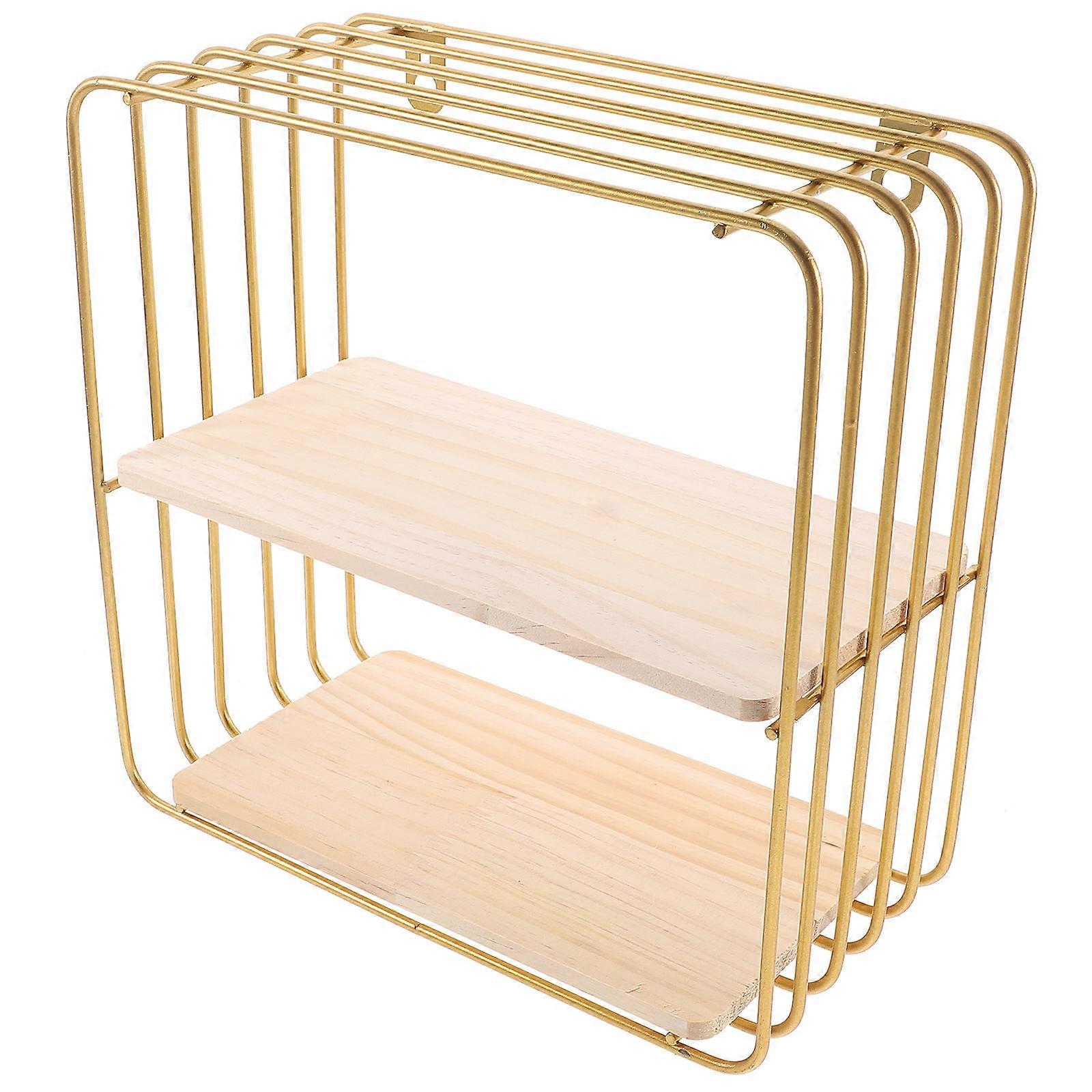 Wall Mounted Floating Shelf Multi Functional Organizer for Home Decor – Space Saving Storage Solution for Living Room, Bedroom, Kitchen & Office