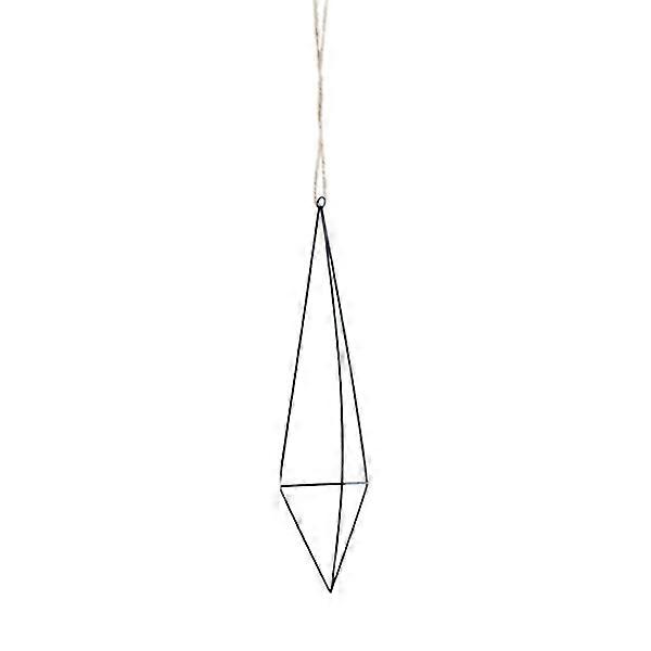 Geometric shaped air plant holder aesthetic structure 3d visual effect simple