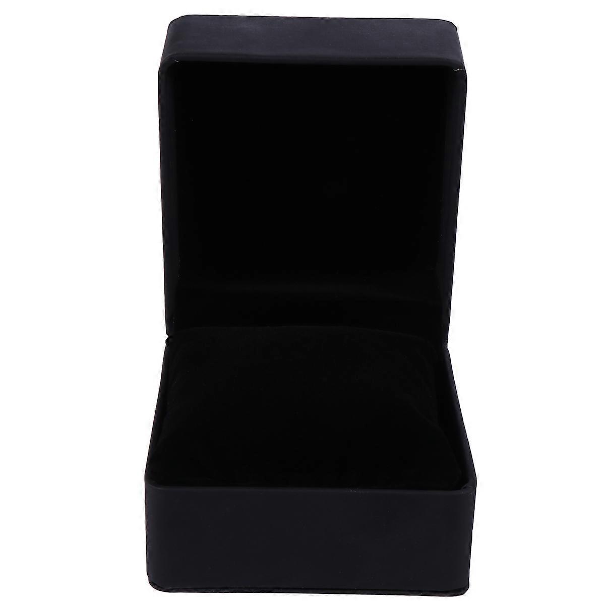 Armazenamento de caixa de relógio compacto Design simples elegante para mulheres Presente 4,32X3,97X2,87 polegadas 1 unidade