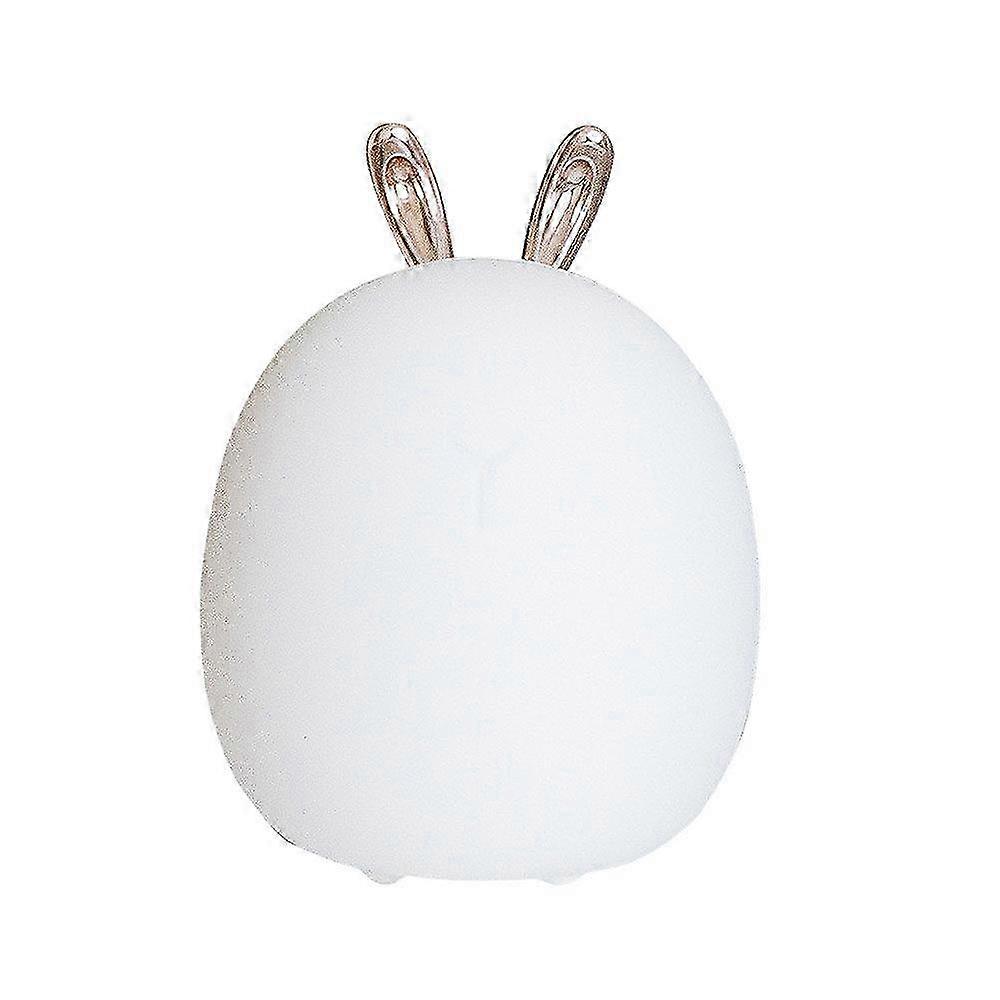2025 2023 New Rabbit Silicone Touch Sensor LED Night Light USB Rechargeable Lamp for Kids