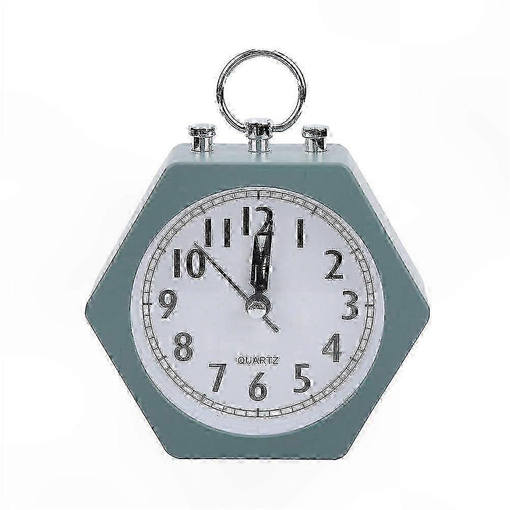Gentle Wake-Up Alarm Clock for Children, Noise-Free Digital Timer in Green