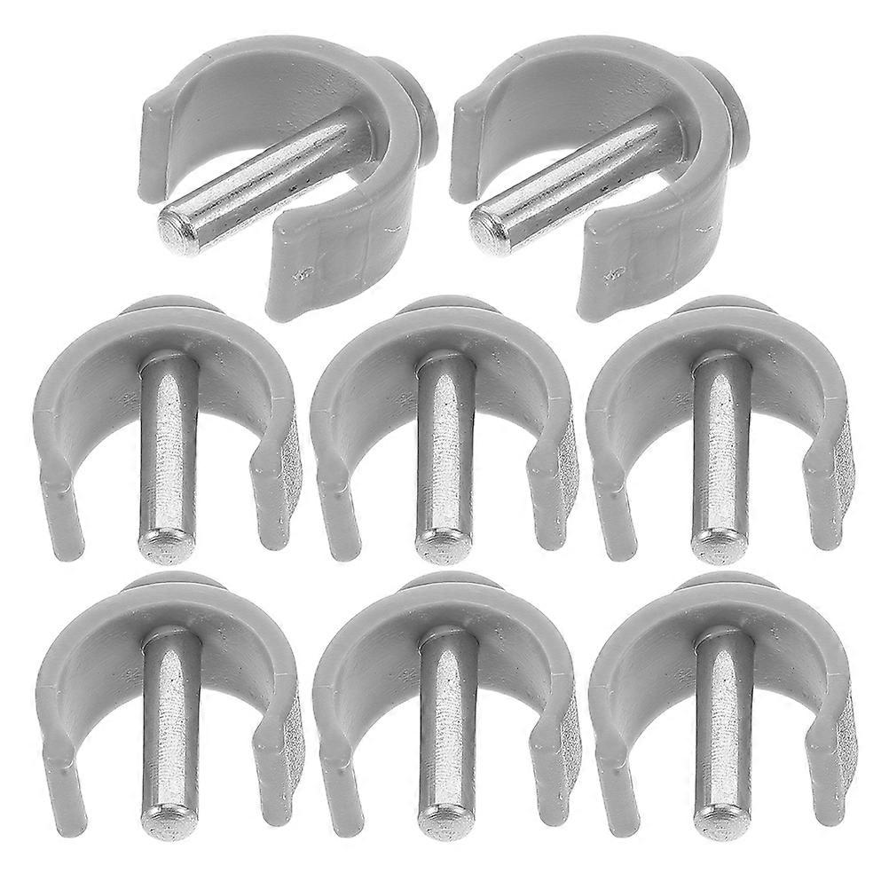 8pcs Lightweight Crutch Accessories Clamp Latch Pins Durable Wear Resistant Buckles for Walking Sticks Adaptable Indoor Outdoor Use Enhance Mobility
