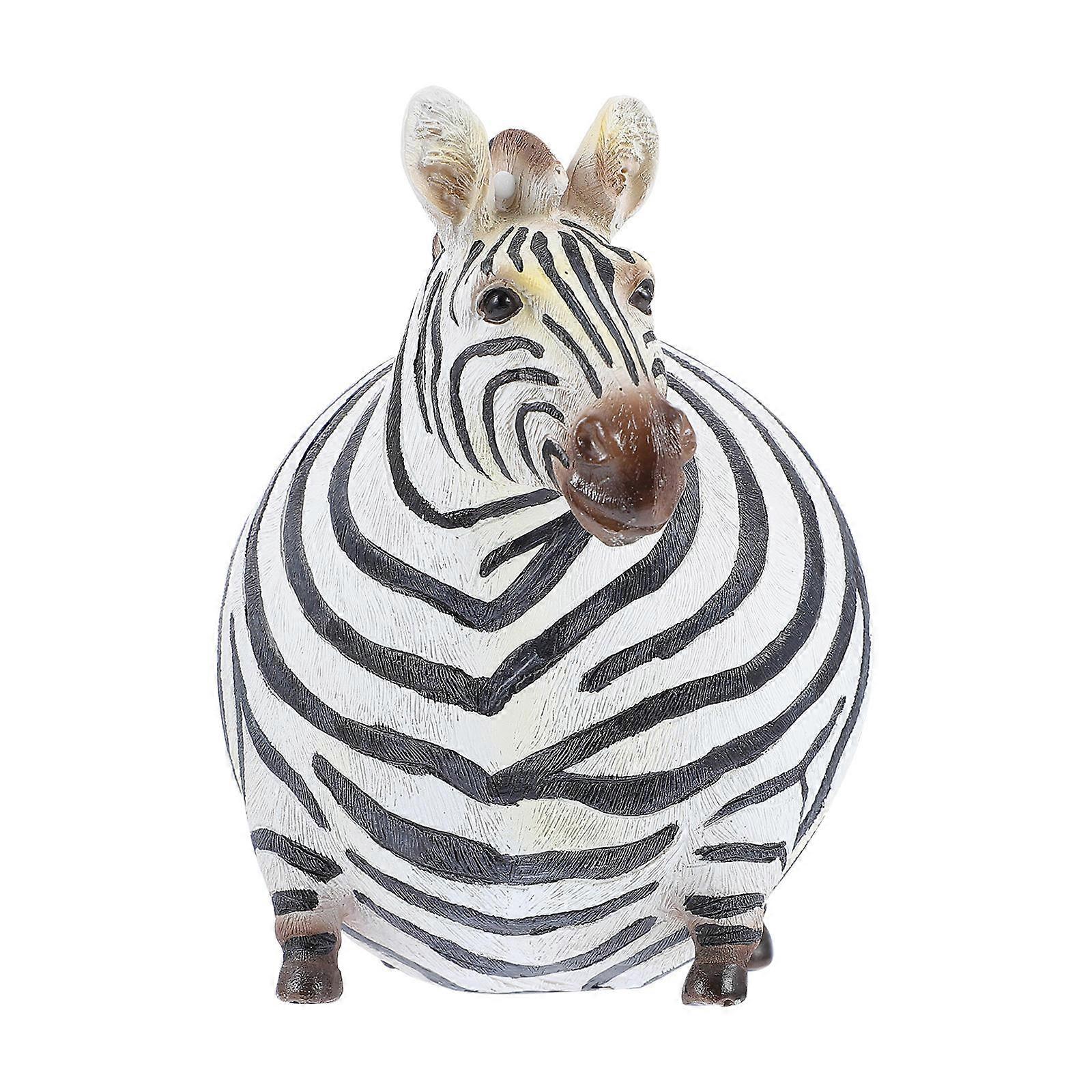 Zebra Stuff 1Pack Resin Desktop Ornament Suitable For Home And Office Decor Multi Color