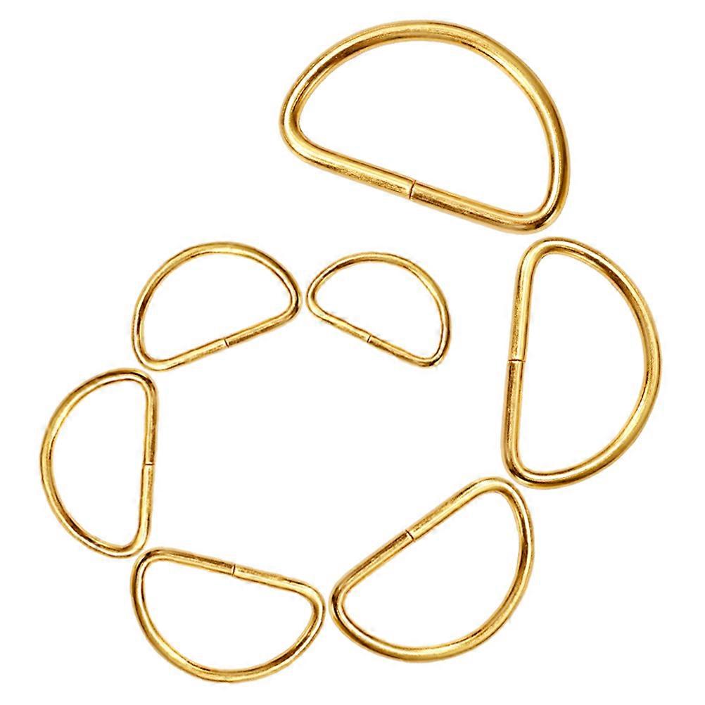 20PCS Metal D Ring Shoulder Strap Multipurpose Bag Accessories for Luggage Clothes Backpack Belt Golden
