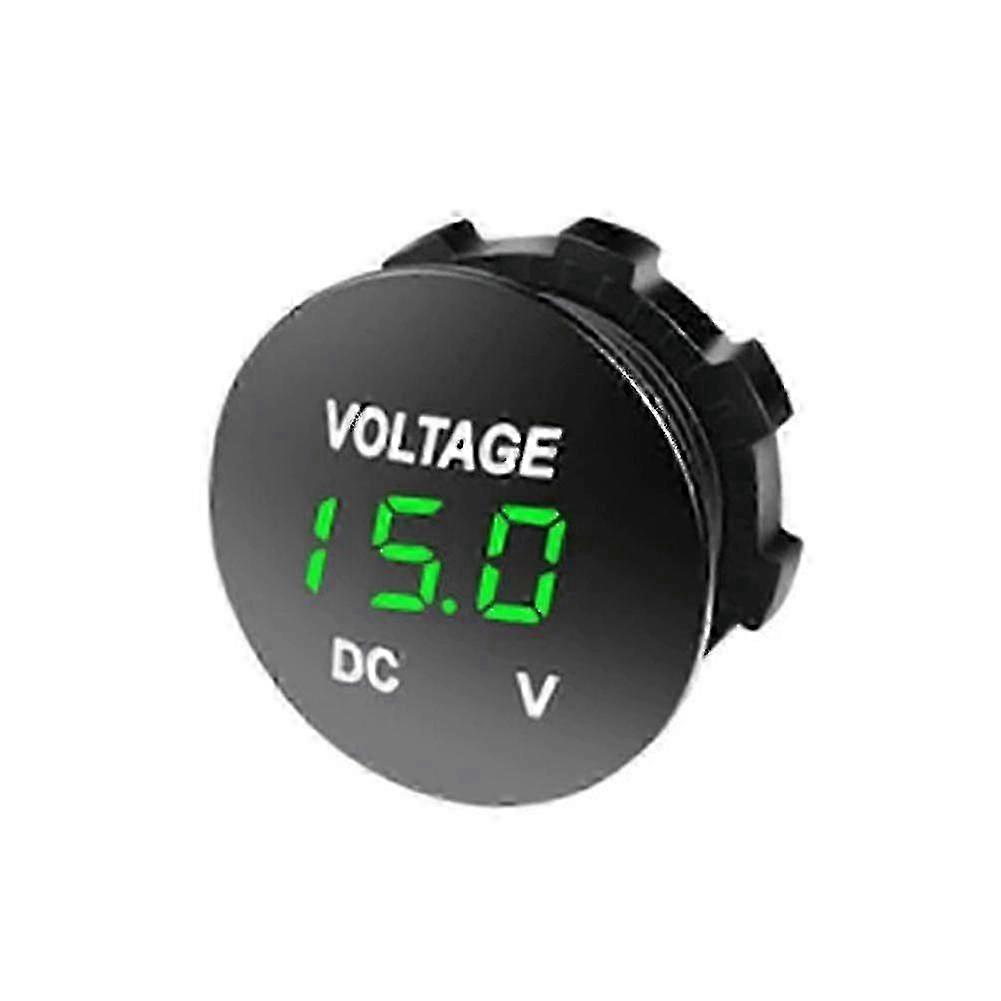 12v Voltmeter Led Digital Display, Volt Meter Volta Scale Gau 12-24v Fz