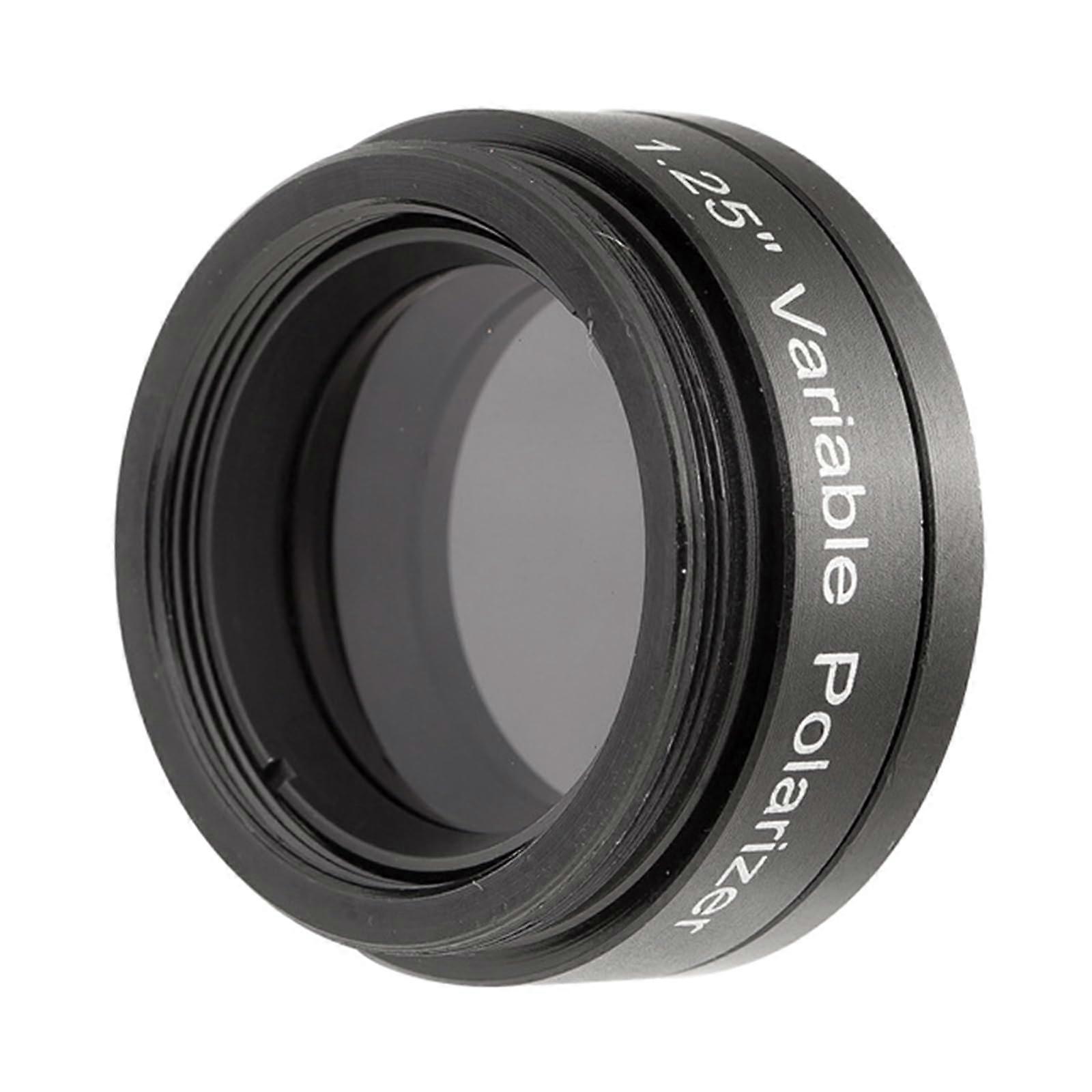 1 x 25 inch adjustable linear polarizing filter for telescopes enhances contrast and minimizes glare for clearer astronomical observations.