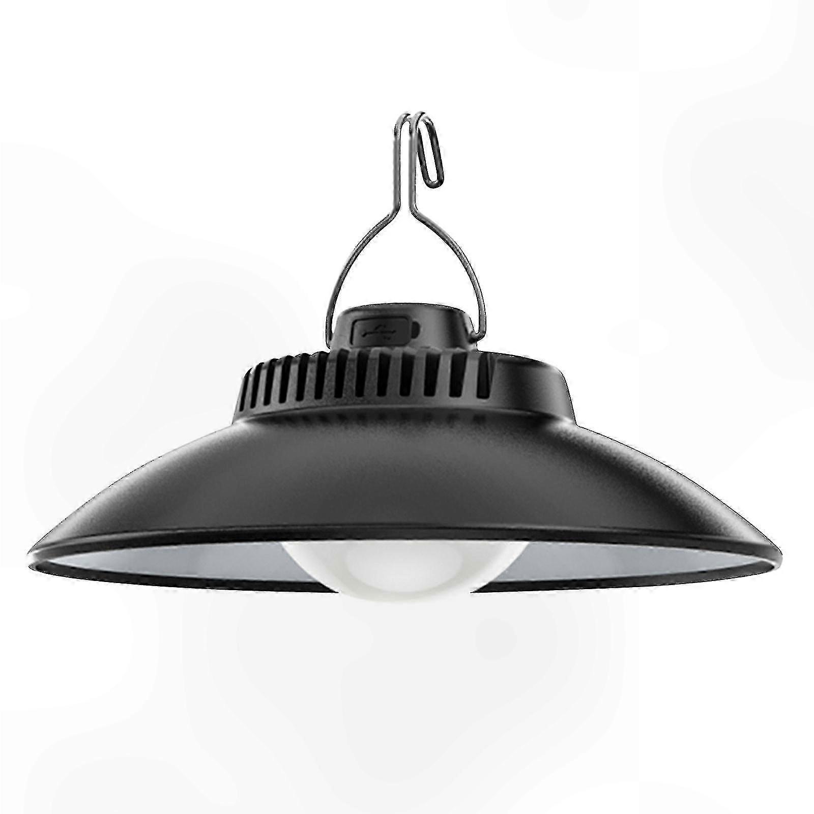 LED Camping Lamp Warm Light Atmosphere Tent Lamp Built-in Battery With Hook Charging Camping Lamp Hanging Atmosphere Lamp