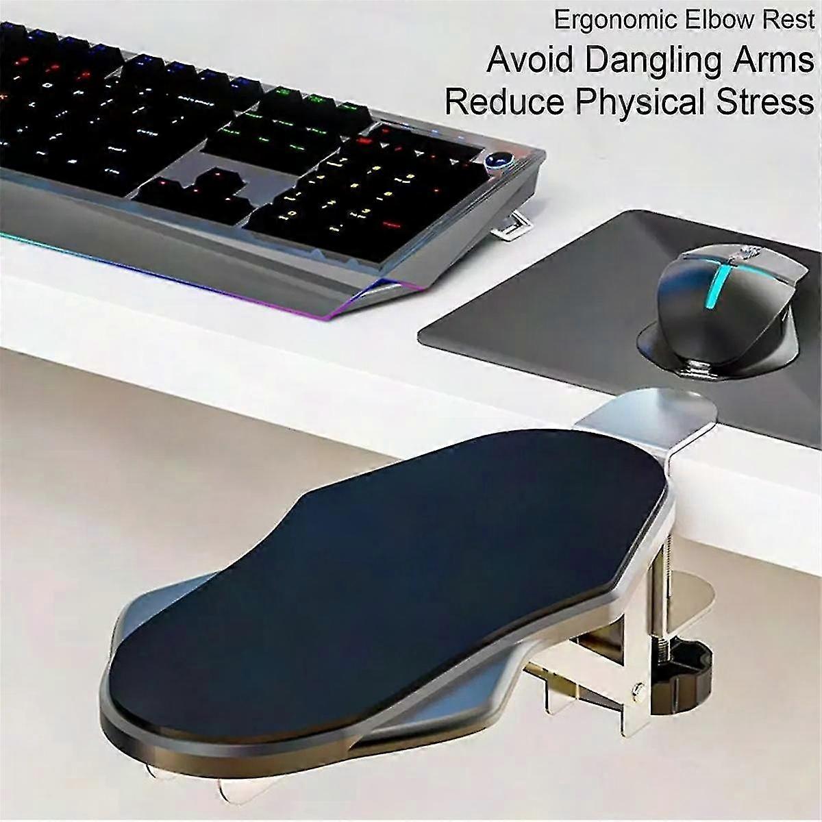 Adjustable Ergonomic Computer Armrest Pad & Wrist Rest for Office Desk Support