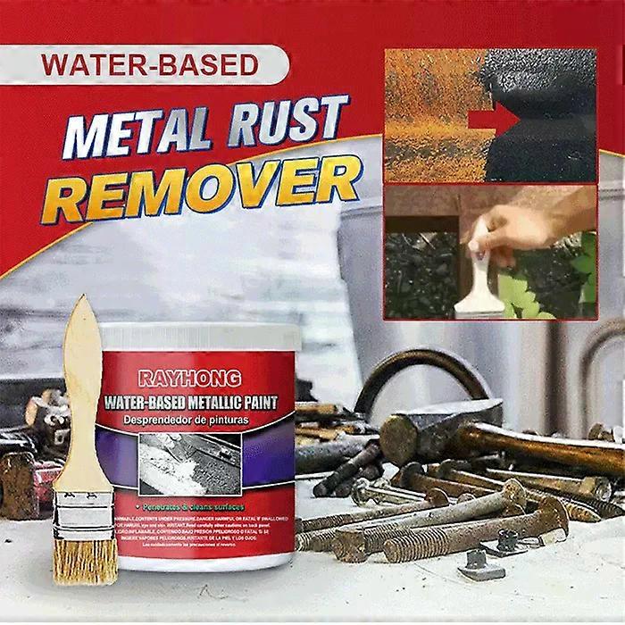 Water-based Metal Rust Wash Off 100ml Car Anti-Rust Remover Paste Universal Chassis Rust Converter Repair Protect Iron