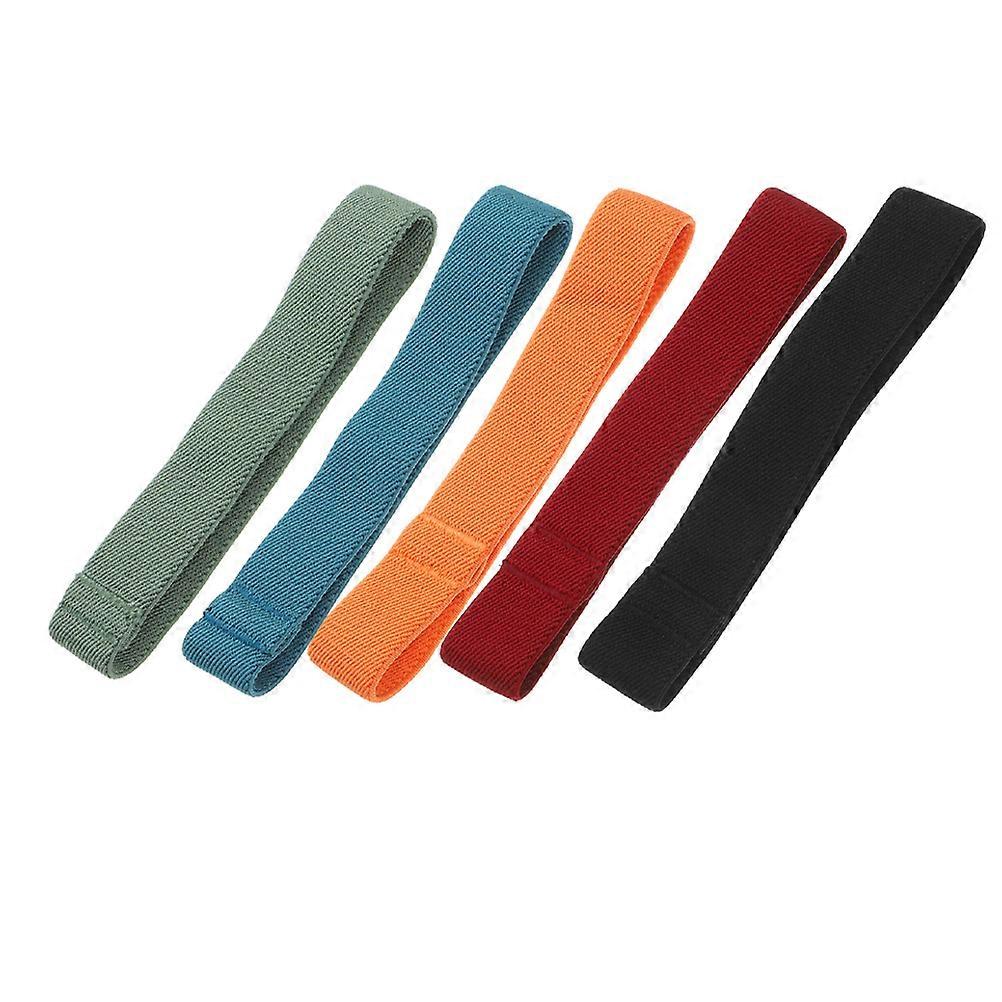 Bento Case Bands 5Pcs Assorted Color Fixing Straps For Home School Picnic Lunch To Clean
