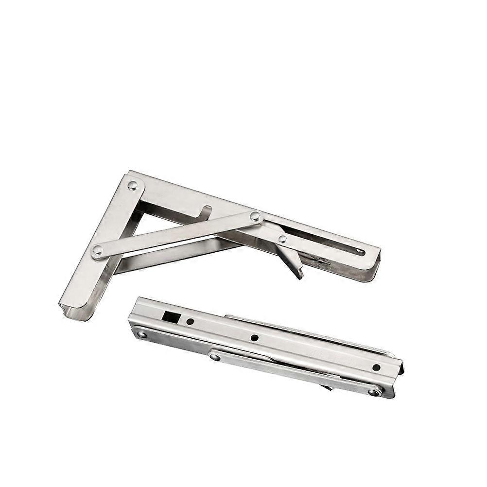 It sounds like you're describing or searching for **stainless steel triangular shelf brackets** that are **heavy duty**, **wall mounted**, and