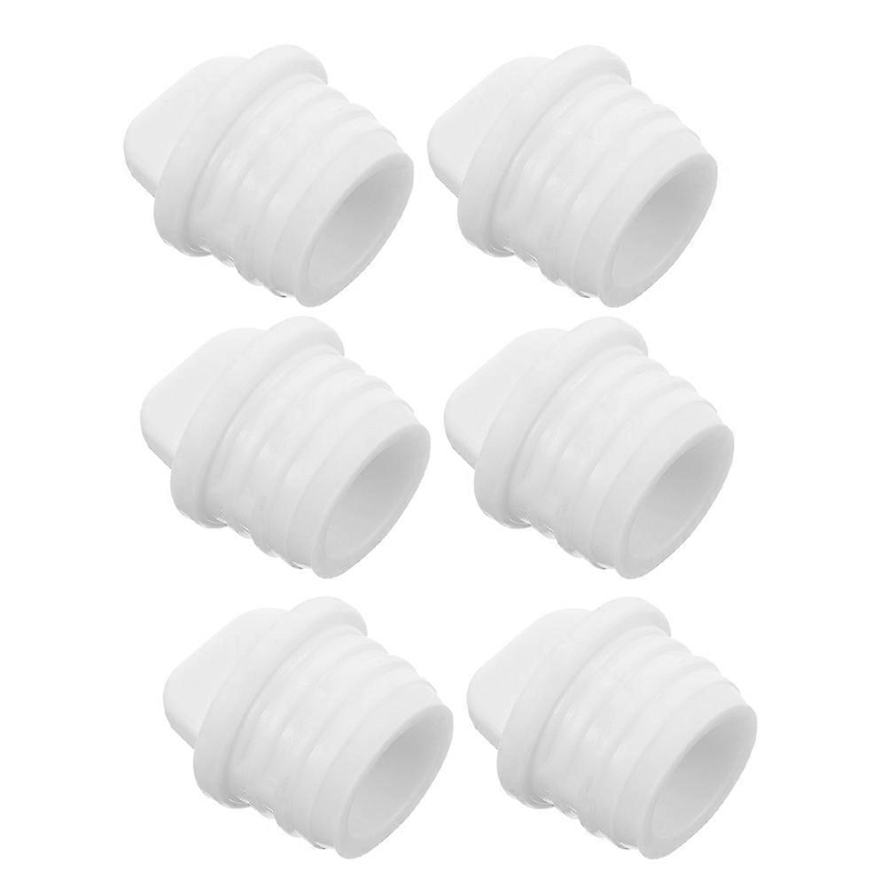 6pcs Drain Stoppers for Mop Buckets – Easy Installation, Secure Fit, Durable Design for Efficient Cleaning and Leak Prevention