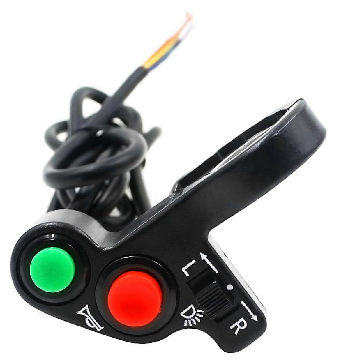 Electric Motorcycle Handlebar Switch Multifunctional Horn Blinker Switch for ATV Scooter Motorcycles Durable Space-Saving Design