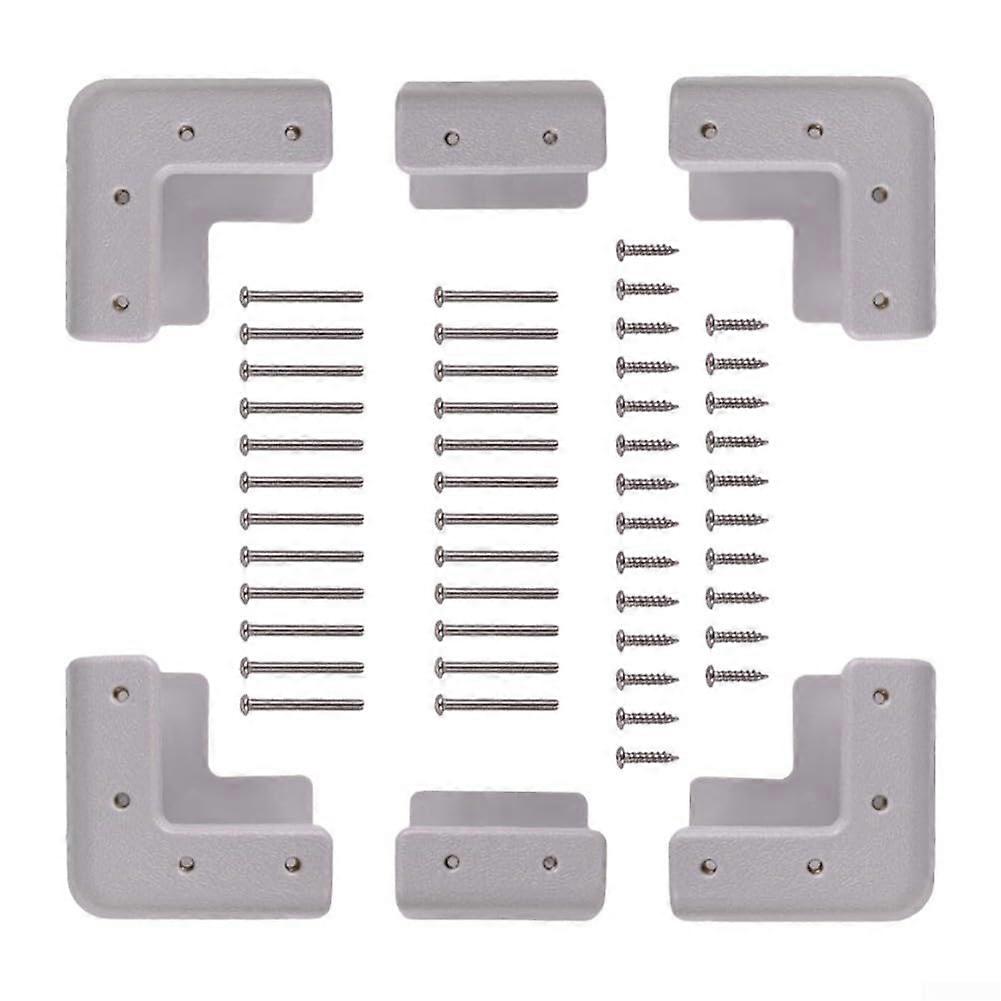 Solar Module ABS Mounting Set With Screws For Motorhomes And Boats, Adhesive Installation, No Roof Penetration