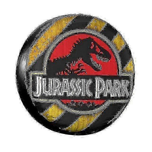"Jurassic Park λογότυπο κίτρινο κάλυμμα ρεζέρβας ελαστικών για Jeep Mitsubishi Pajero γιγαντιαίο κάλυμμα τροχών αυτοκινήτων δεινσαύρων