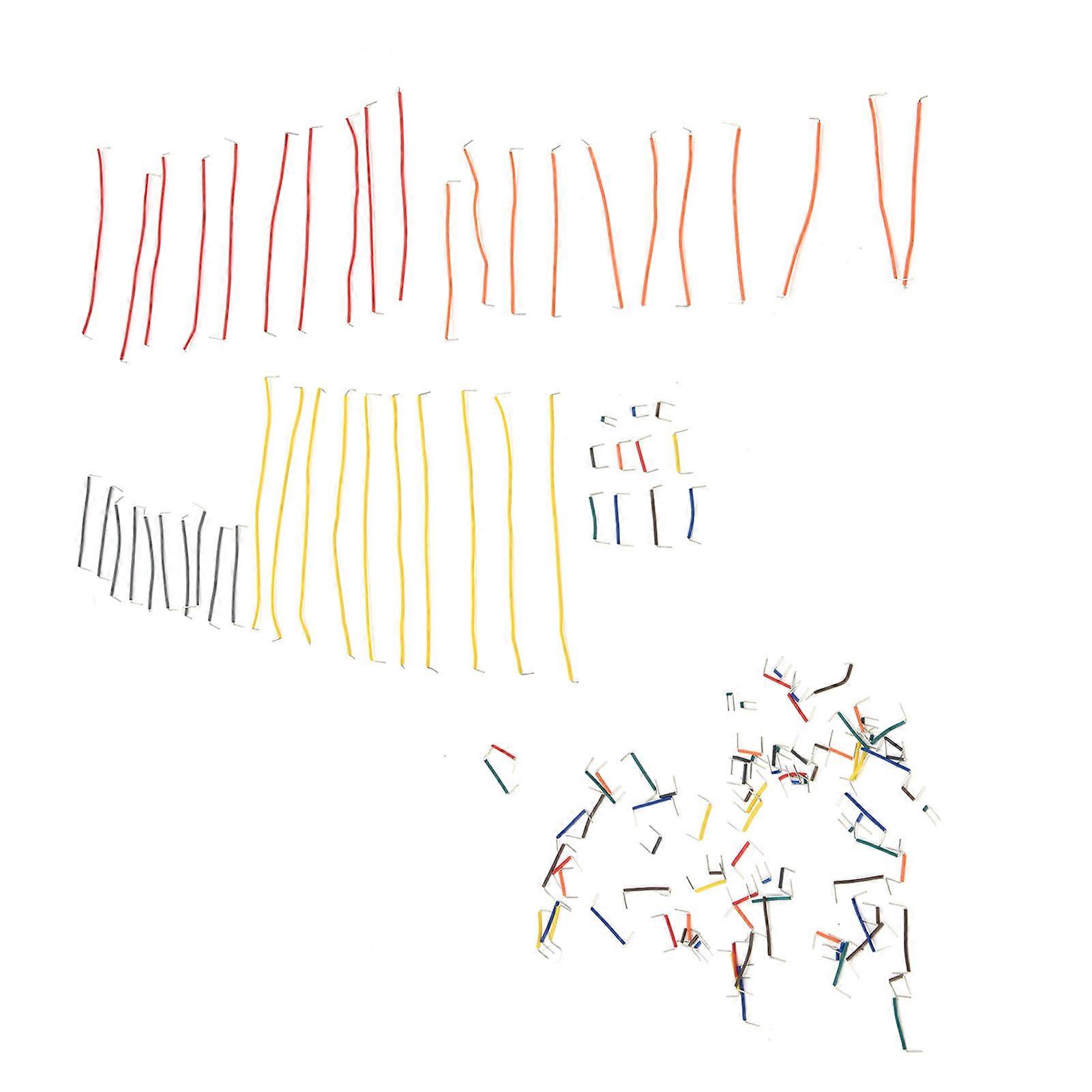 140Pcs Jumper Wire Kit with 14 Lengths for Breadboard Circuits