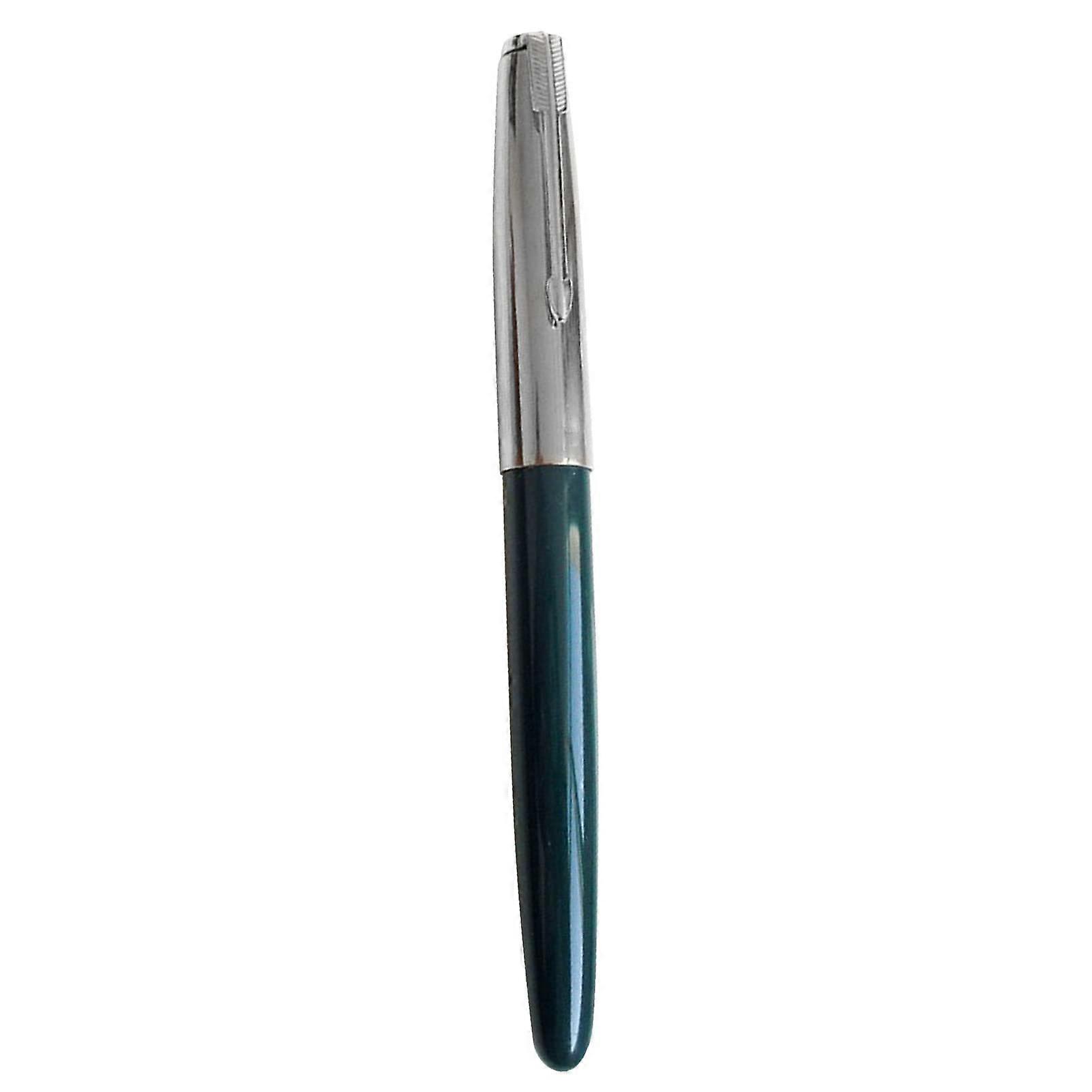 Green Retro Classic 0.5 Mm Fountain for Flexible Writing, Suitable for Students