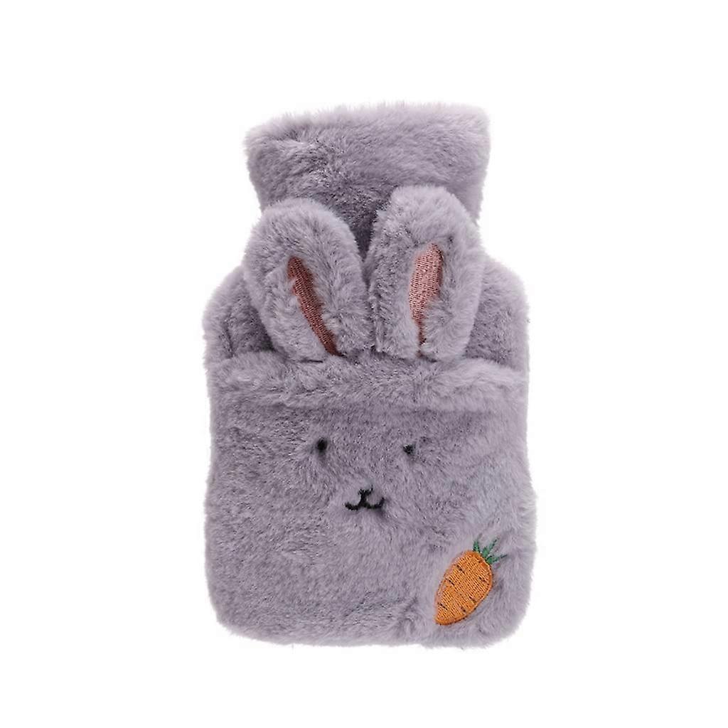 Charming Cartoon Shiba Inu Plush Hot Water Bottle Cover Dual Hand Injected Heating Detachable Machine Washable Size D