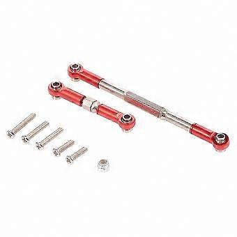 RC stuurstang CNC gefreesde stuurstang van aluminiumlegering Set voor 1608T RC Truck, RC Auto Stuurinrichting Upgrade Onderdelen