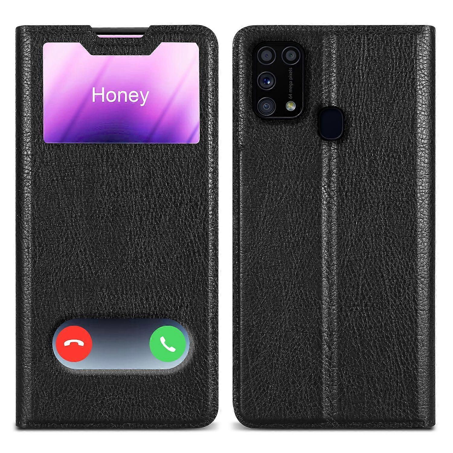 Protective Case Samsung Galaxy M31 Case - with 2 Viewing Window