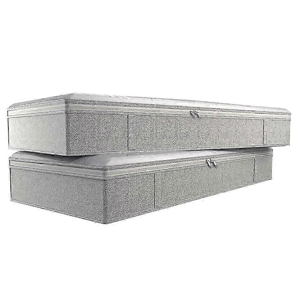 Foldable Under Bed Bags Large Under Bed Storage Boxes Breathable Underbed Clothes Storage Bag
